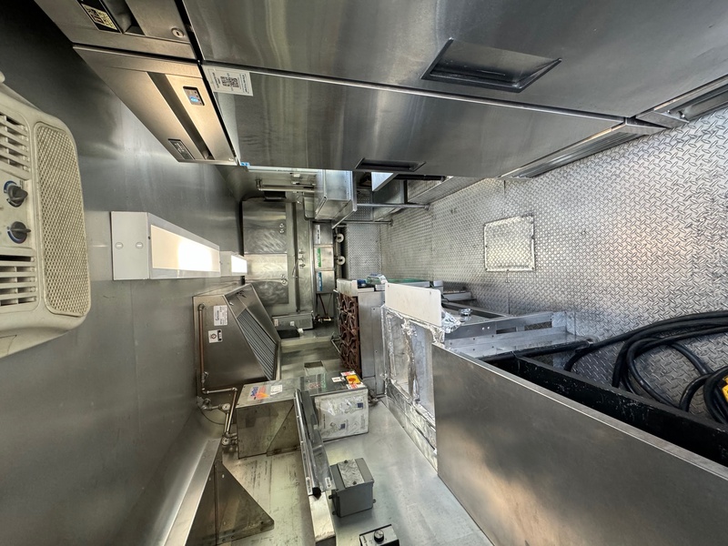 Storage area of food truck