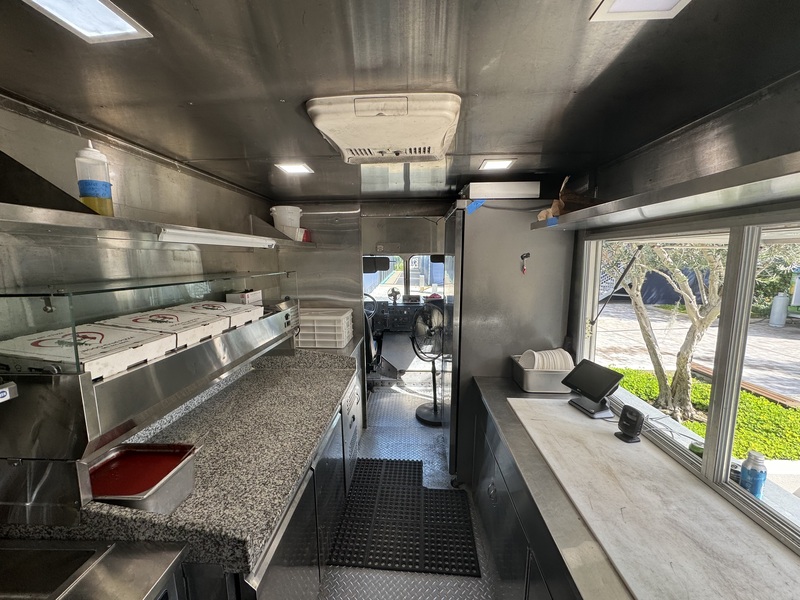 Prep Area Facing Front of Truck