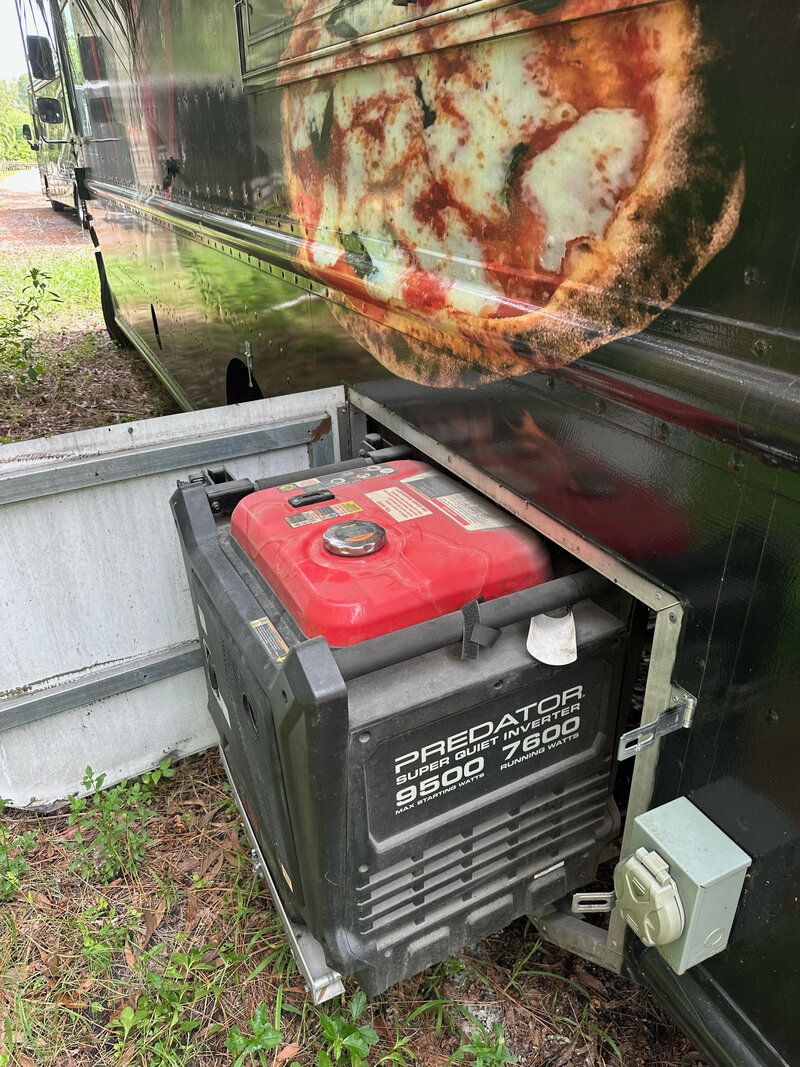 Wood Fired Pizza Truck Generator Generator