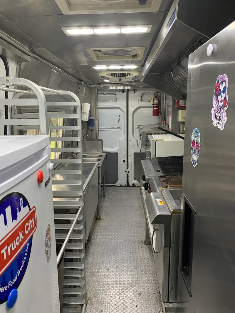 Kitchen Area Kitchen on Sprinter Food Truck Van