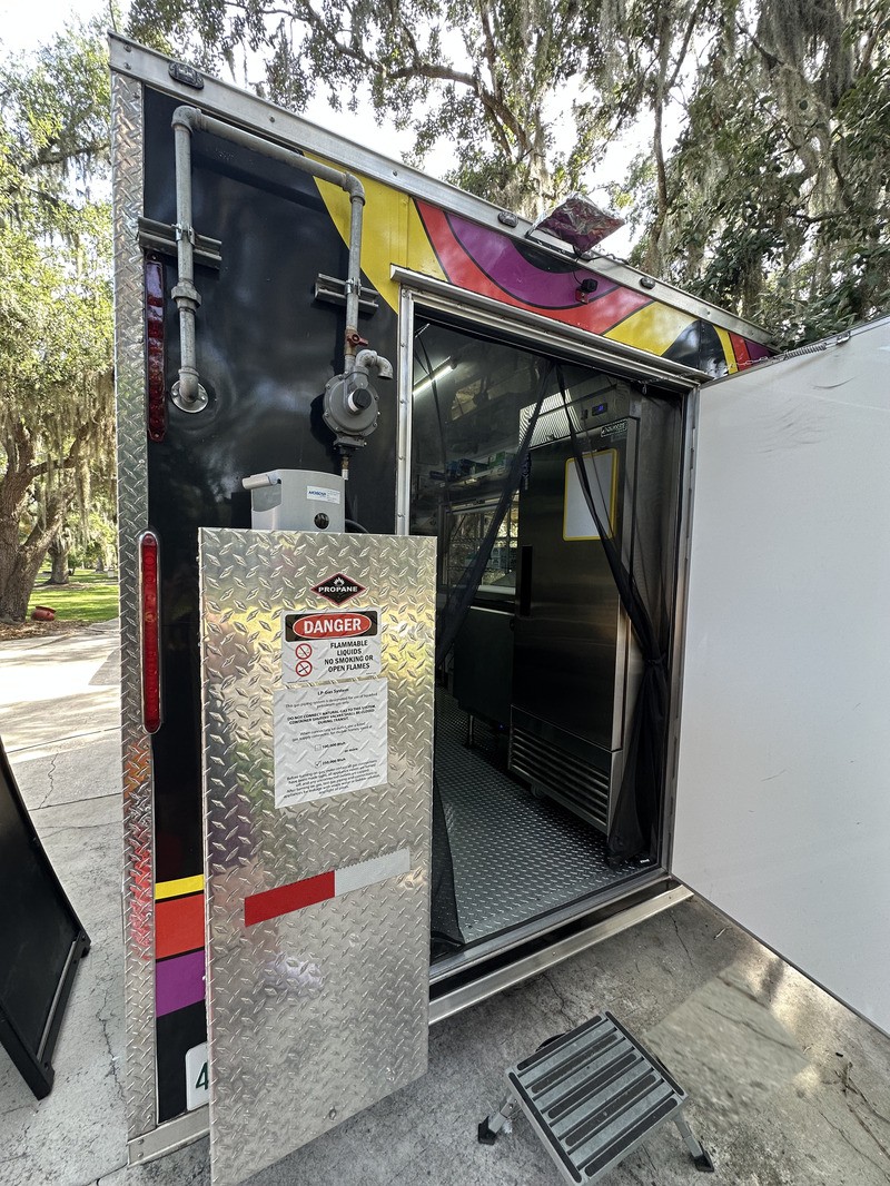 Back of Food Trailer Rear of Food Trailer