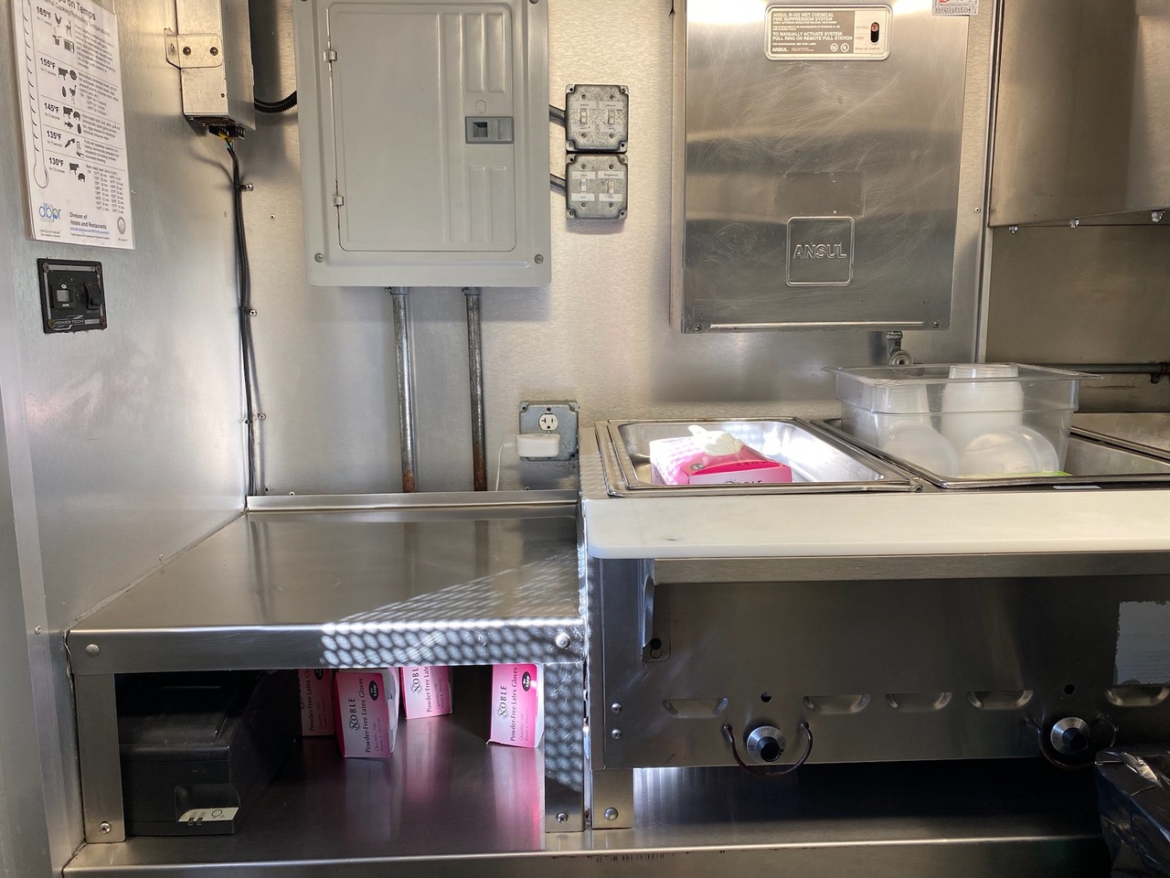 Ansul and Power Panel