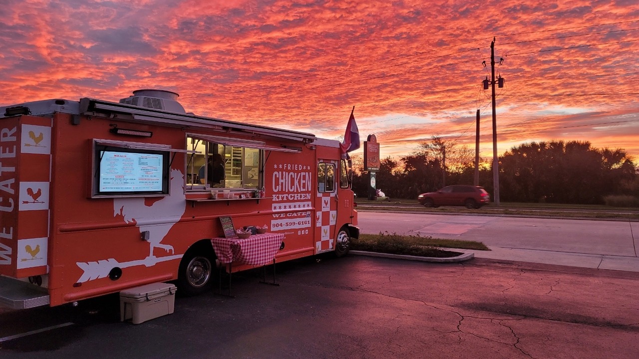 Food Truck up For Sale in St Augustine FL Food Truck at Sunset