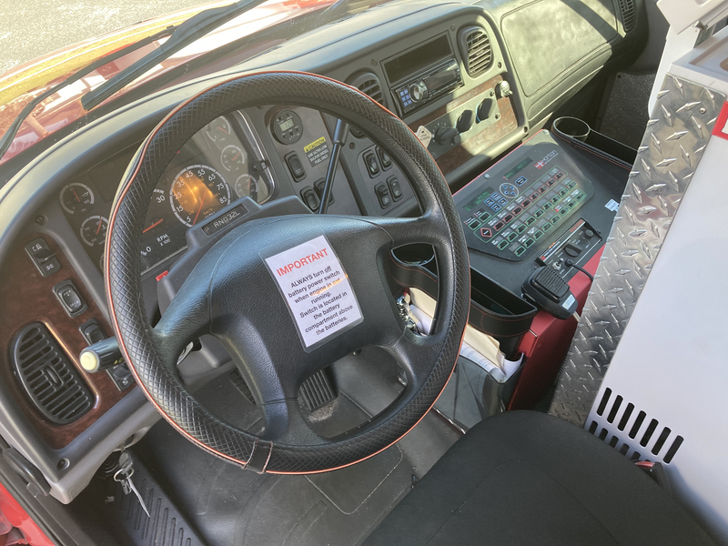 Cab of Food Ambulance Cab