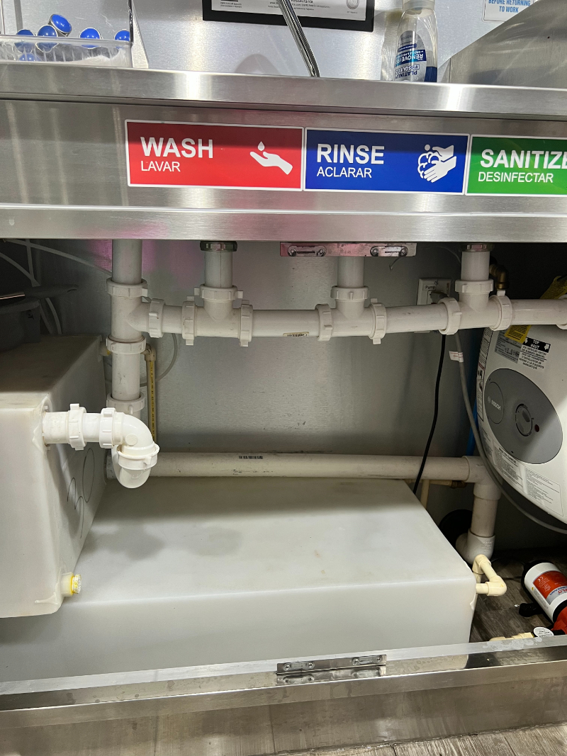 Dessert Trailer For Sale Water System