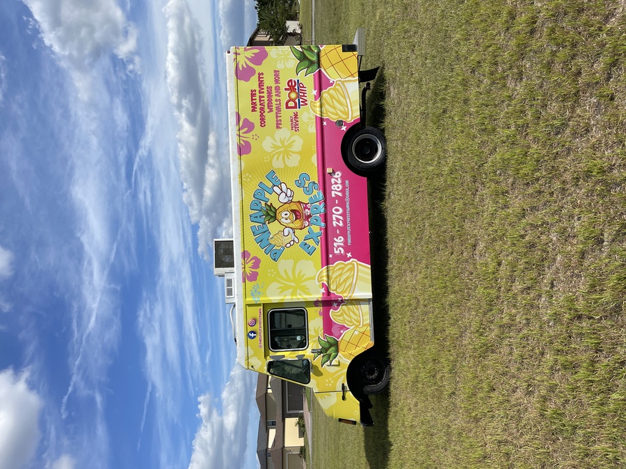 Truck with Ice Cream Dole Whip Ice Cream Truck