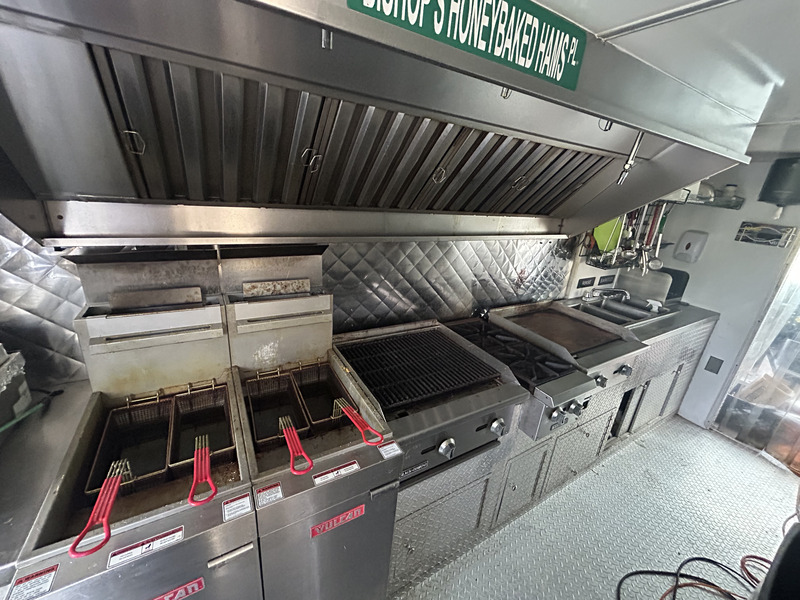 Cookline Area in Food Truck Production Area