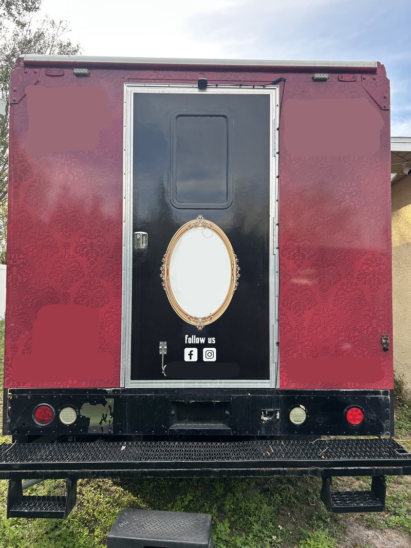 Back of Food Truck Rear end of Food Truck