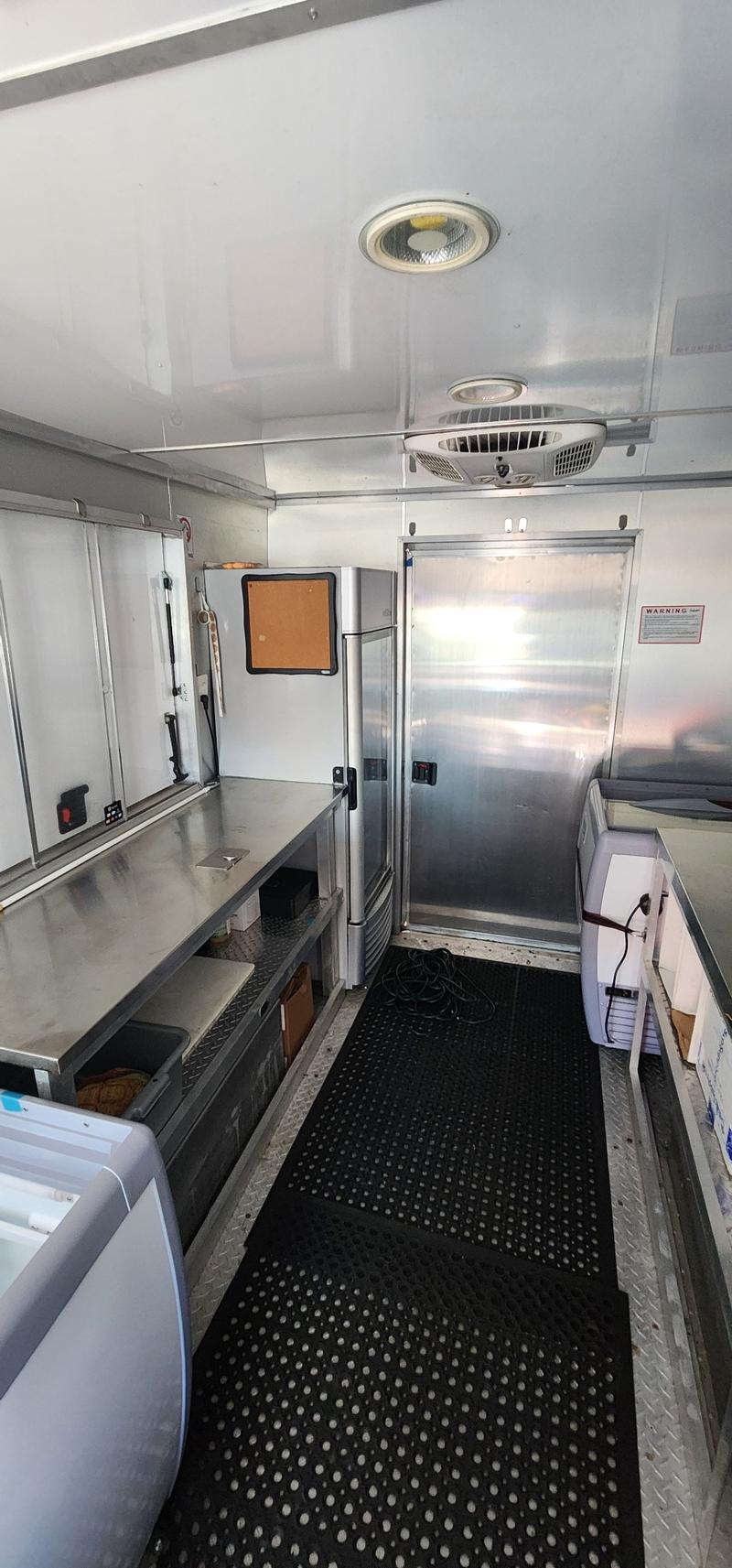 Inside Gelato Food Truck