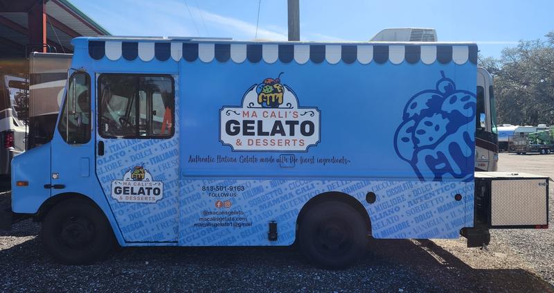 Driver Side of Gelato Truck