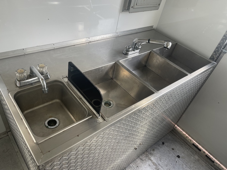 3 comp sink and handwash sink ice cream truck sinks