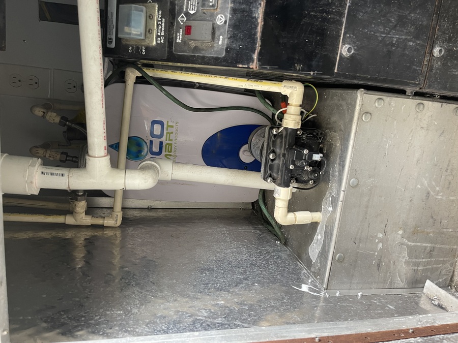 Hot Water and Plumbing on Ice Cream Truck ice Cream truck with hot water