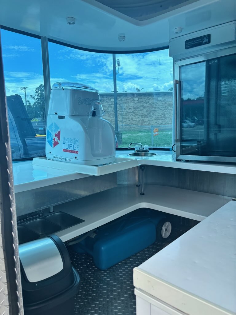 Interior of Snowie Kiosk Snowie Building Interior