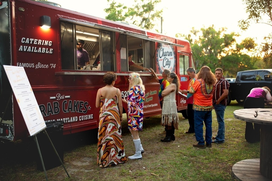 House Party Food Truck Food Truck at a themed party