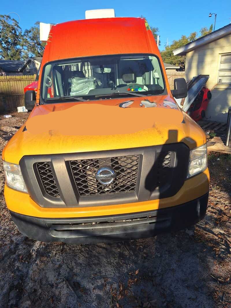 Ice Cream Van Front View Front of Ice Cream Truck