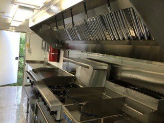 Inside of a food truck Food truck for sale in US