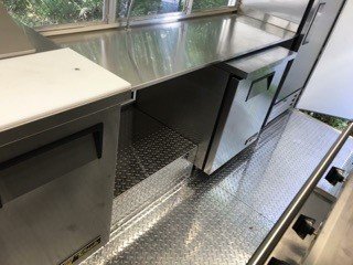 Food truck business Front window of food truck