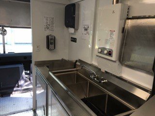 Used Food Truck for sale in Central Florida Sinks in a food truck