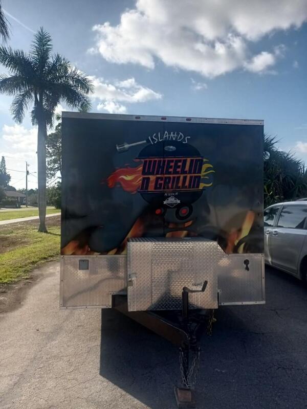 Food Trailer Front Tongue of Food Trailer