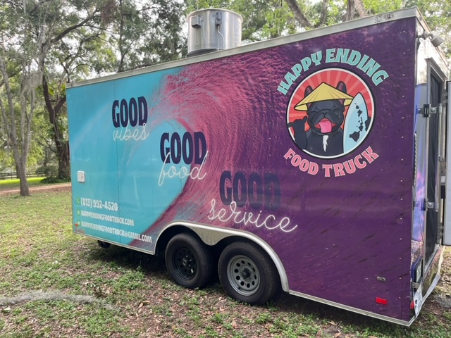 Wrapped Food Trailer