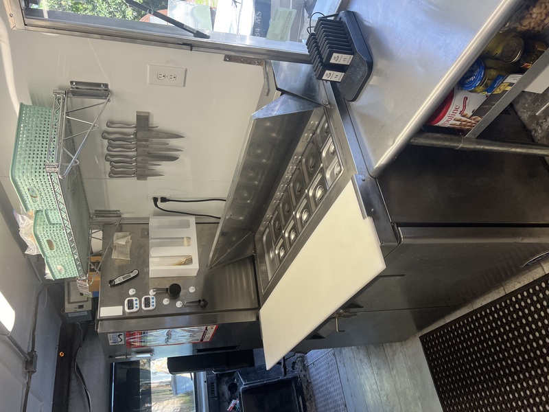 Prep Table with Fridge Prep Table