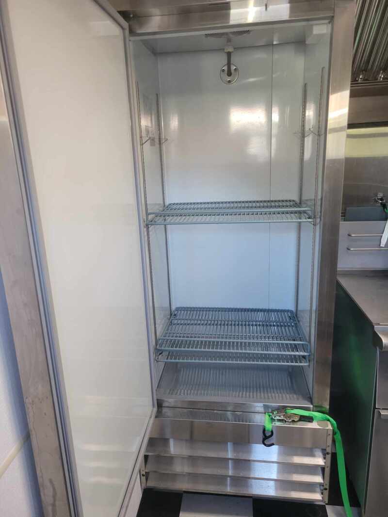 Freezer in food trailer Freezer