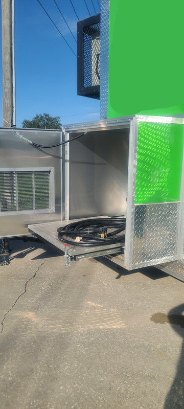 Food Trailer For Sale Sebring FL – Front Exterior View Front Corner Exterior of 2025 Food Trailer For Sale in Sebring FL