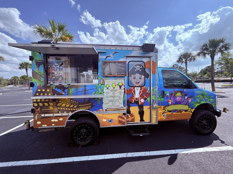 1997 Chevrolet Express 3500 shaved ice truck for sale in Florida — $35,000 turnkey shaved ice and frozen treats build