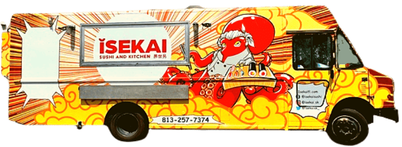 Custom Food Truck Wrap Asian Food Truck Wrap